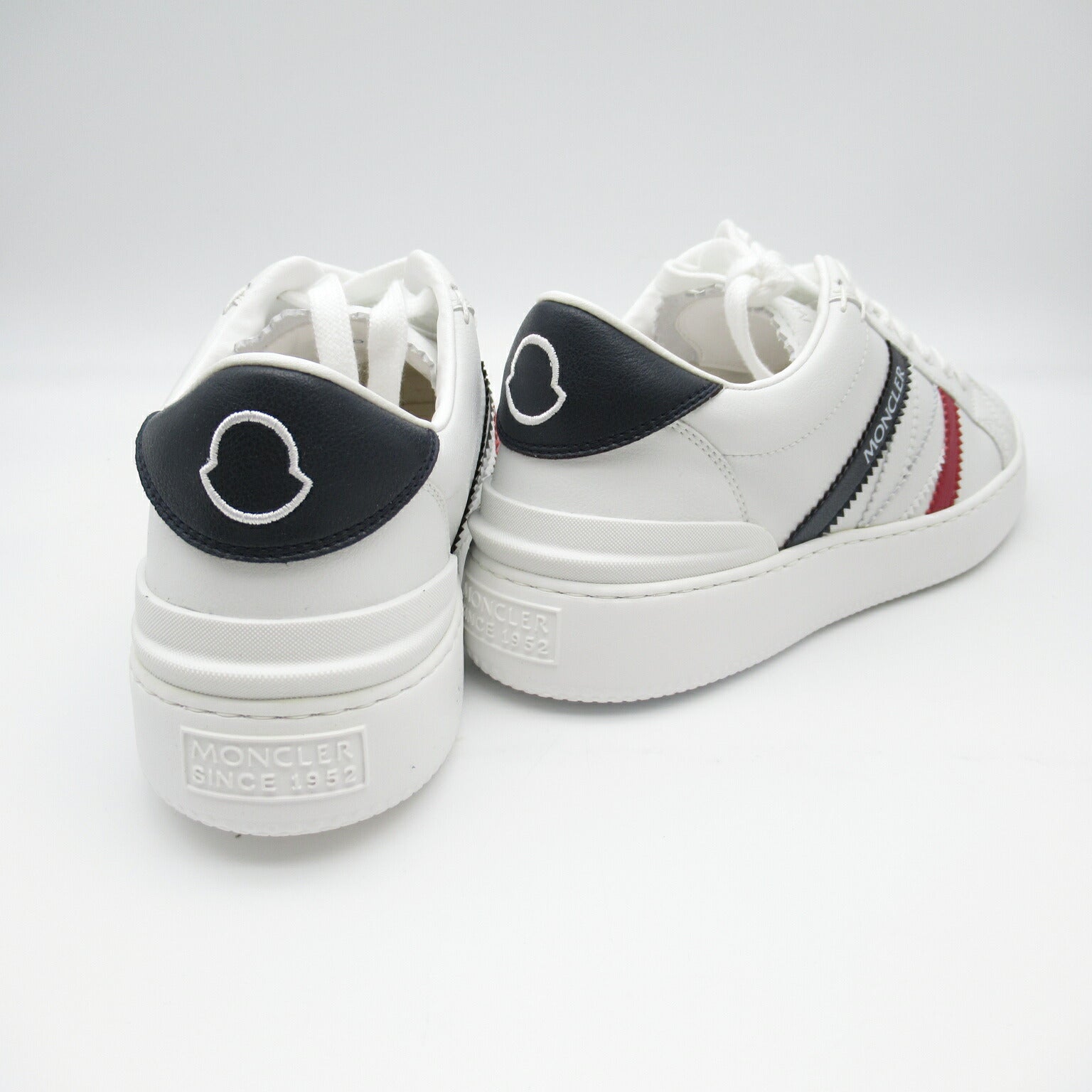 Moncler Monaco M Leather Rubber Sneakers