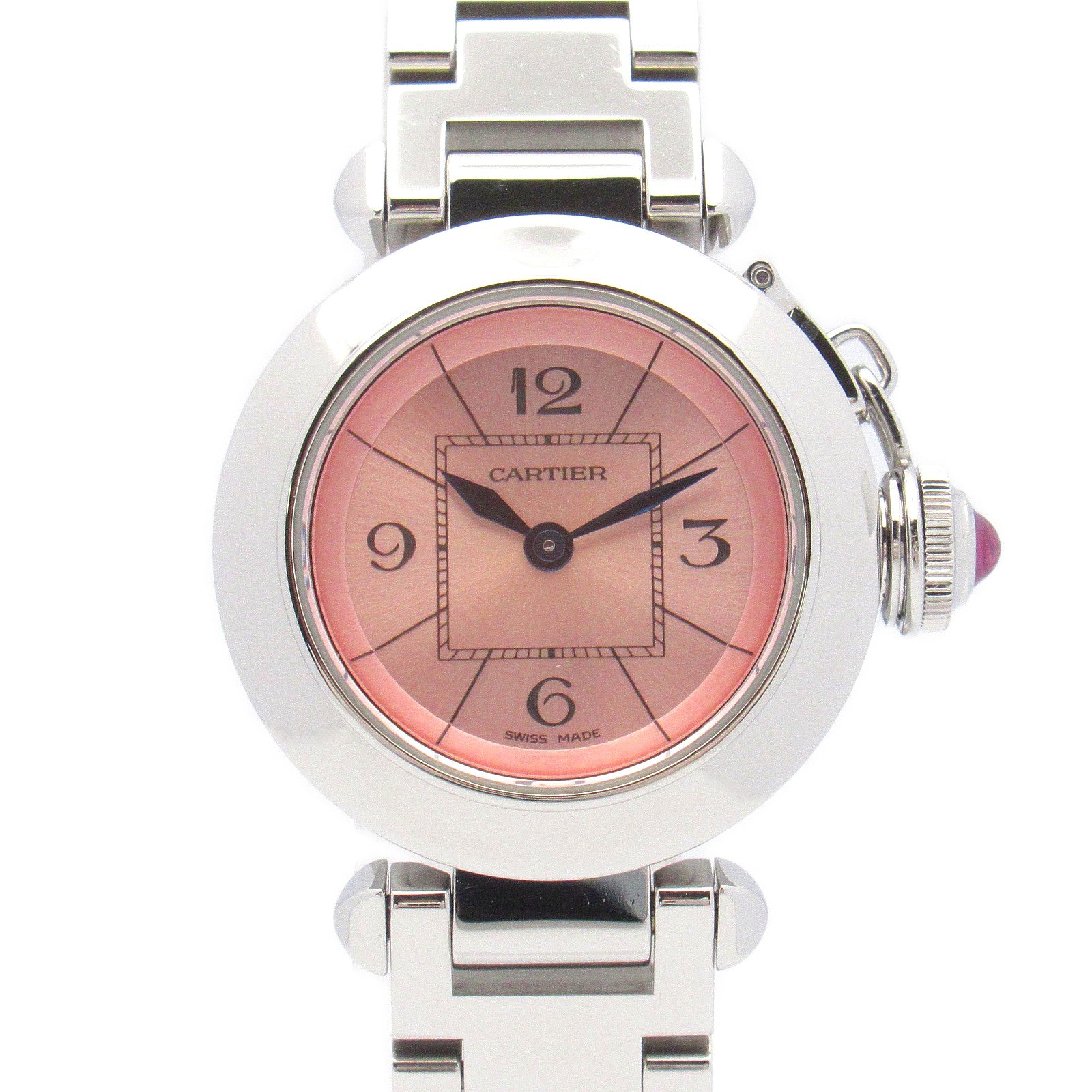 Cartier Miss Pasha Stainless Steel Watch W3140008