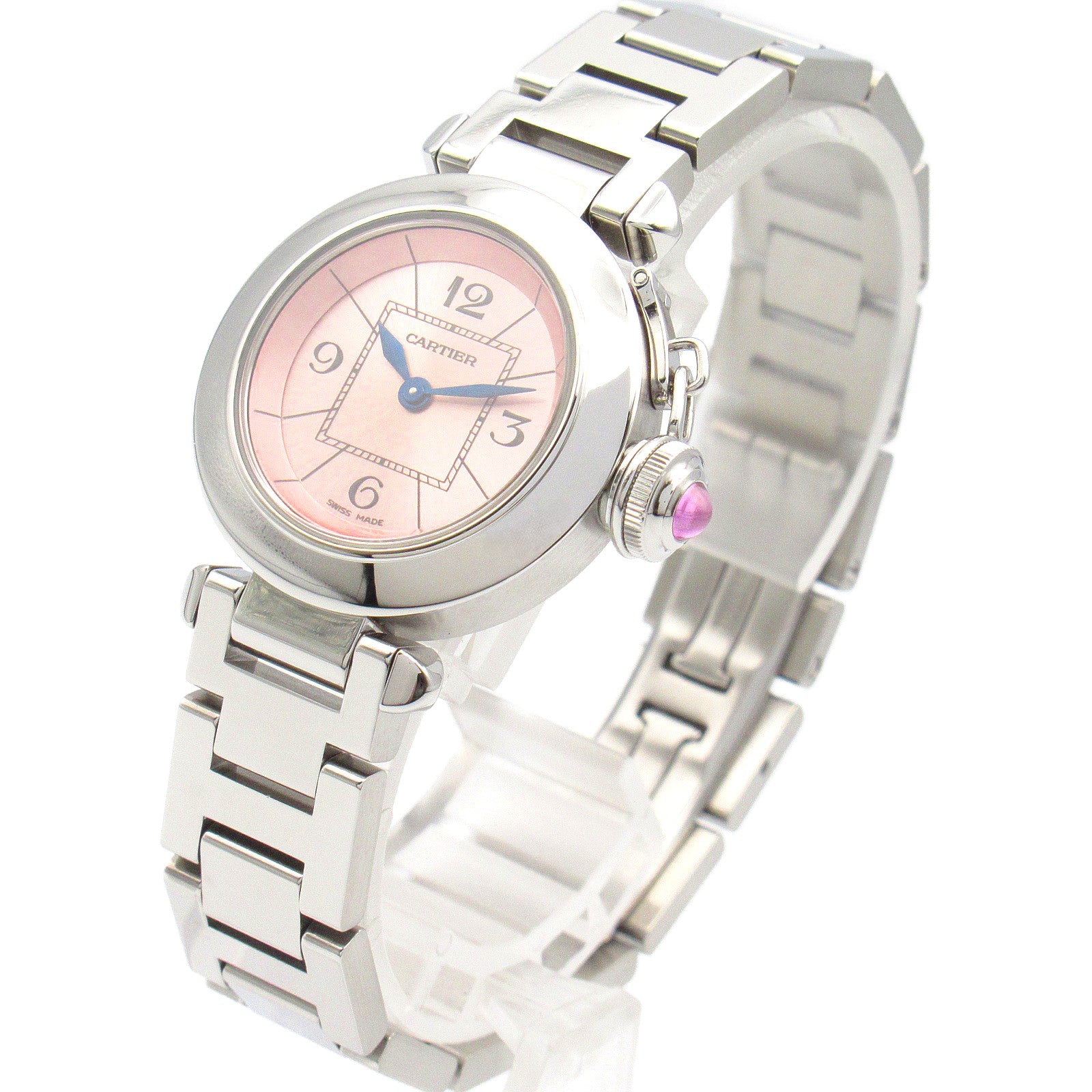 Cartier Miss Pasha Stainless Steel Watch W3140008