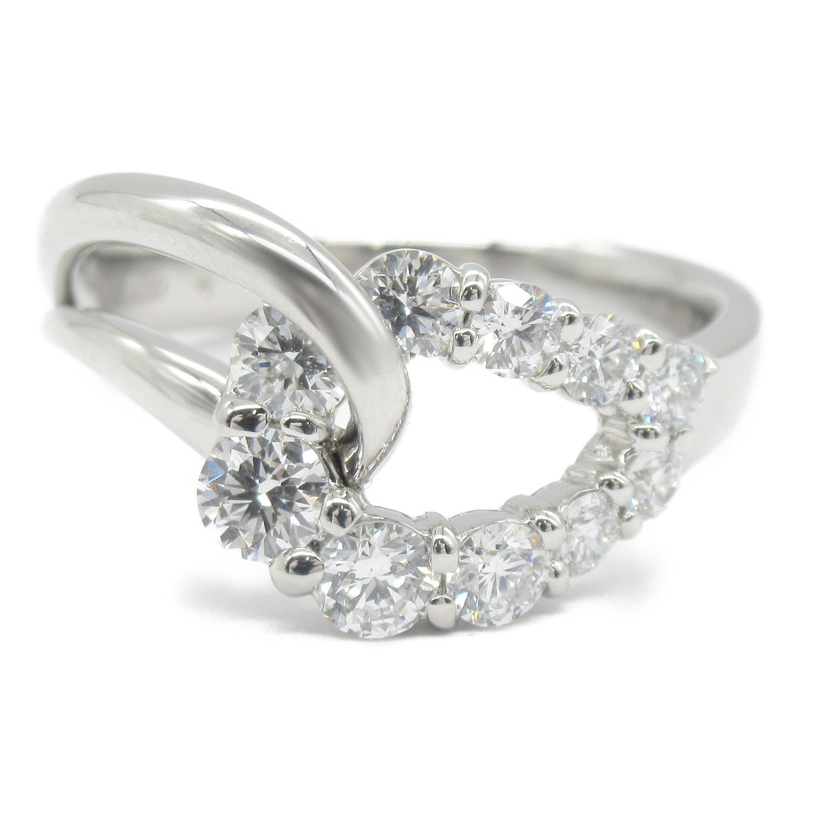 Platinum Pt950 Diamond Ring Jewelry