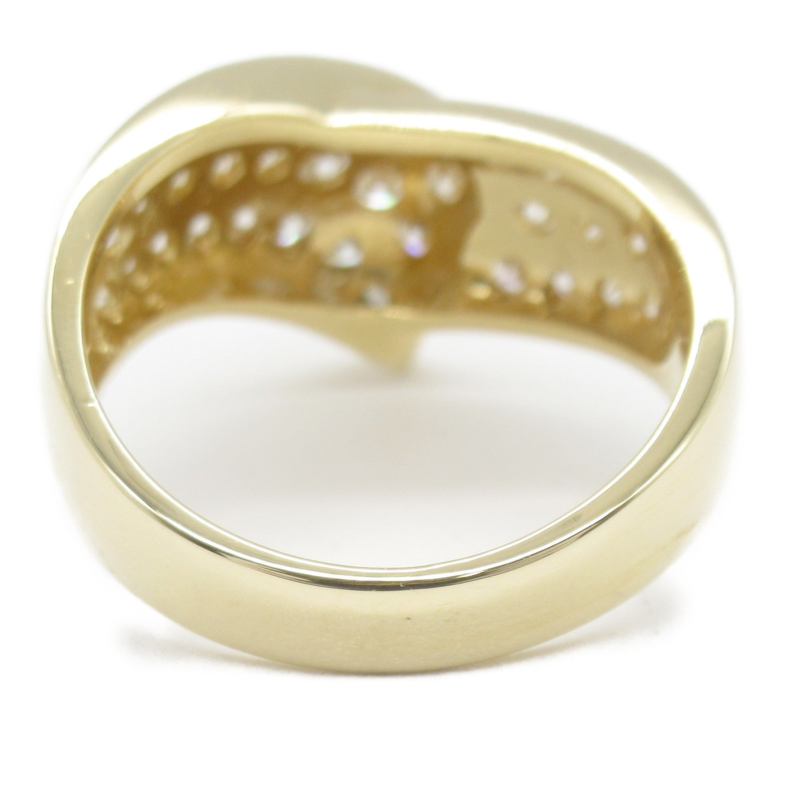 K18 Yellow Gold Diamond Ring Jewelry