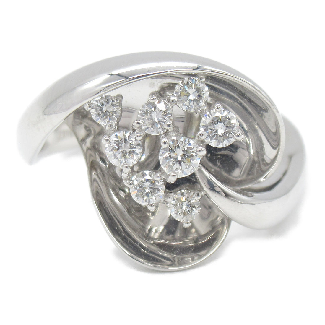 K18WG White Gold Diamond Ring