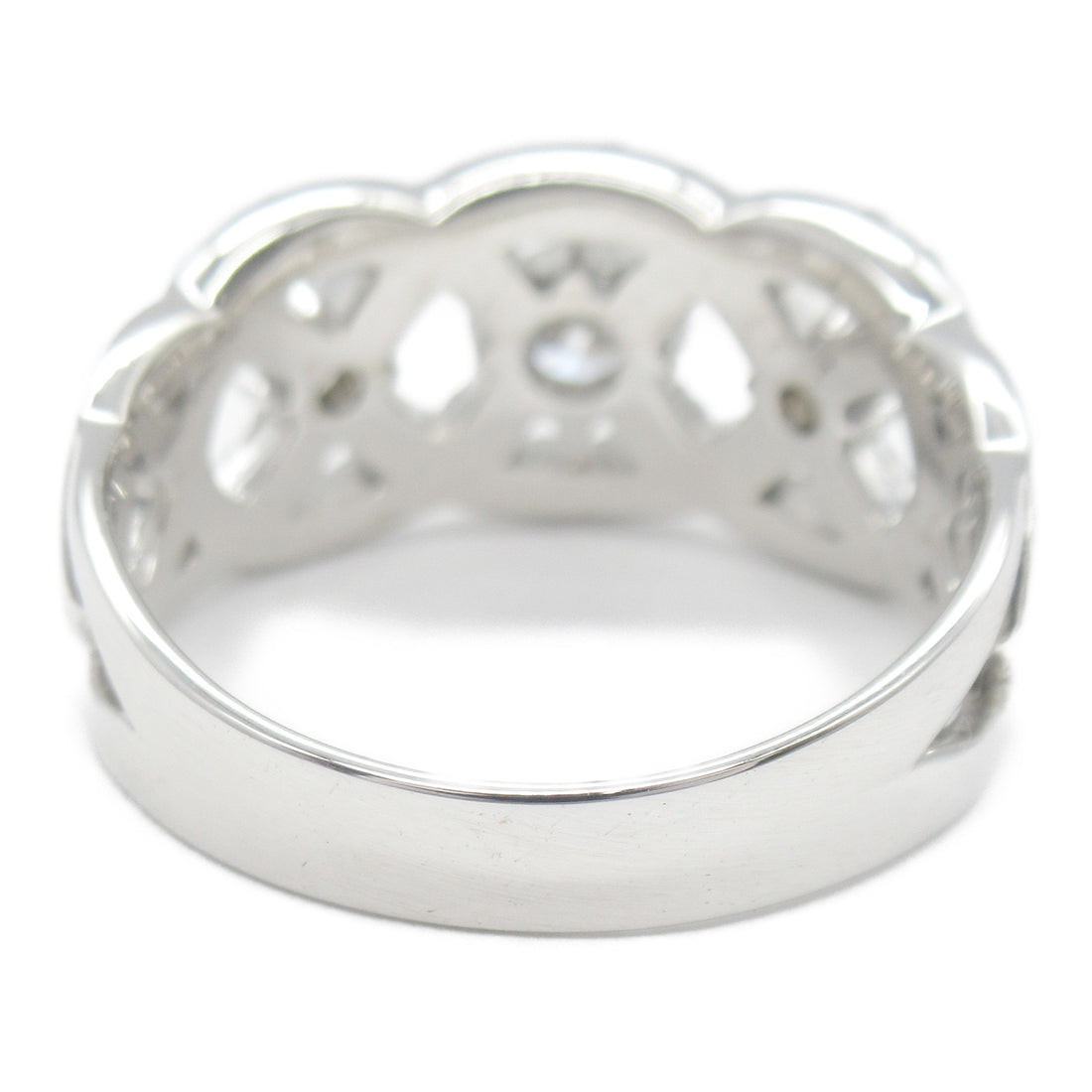 K18WG White Gold Diamond Ring