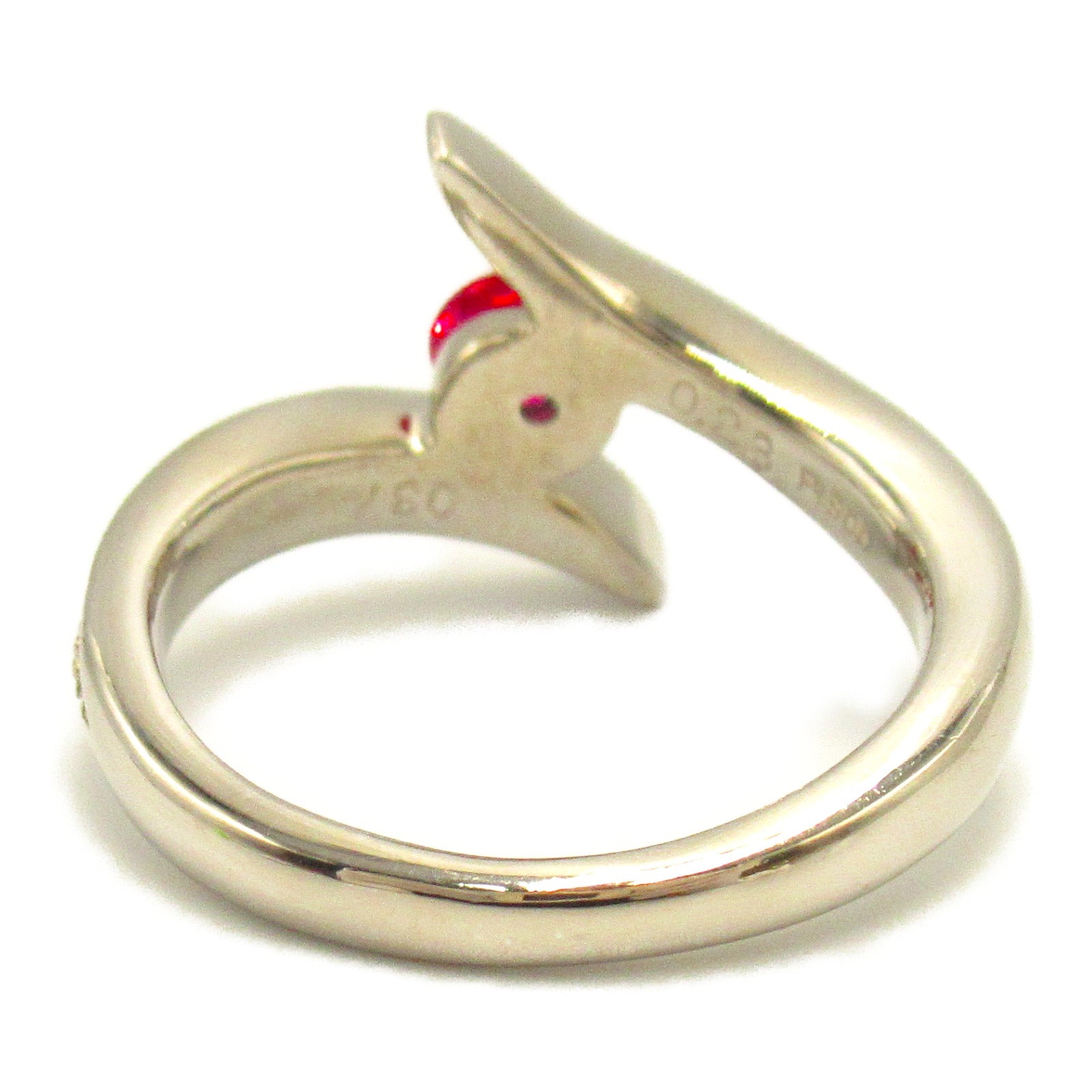 Platinum Ruby Diamond Ring Jewelry