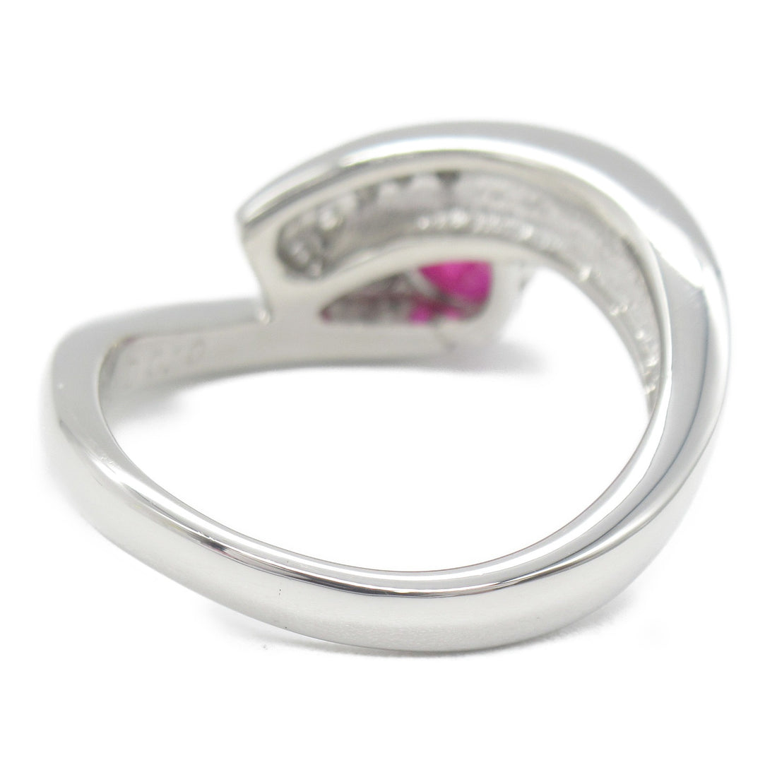 Platinum Ruby Diamond Ring Jewelry