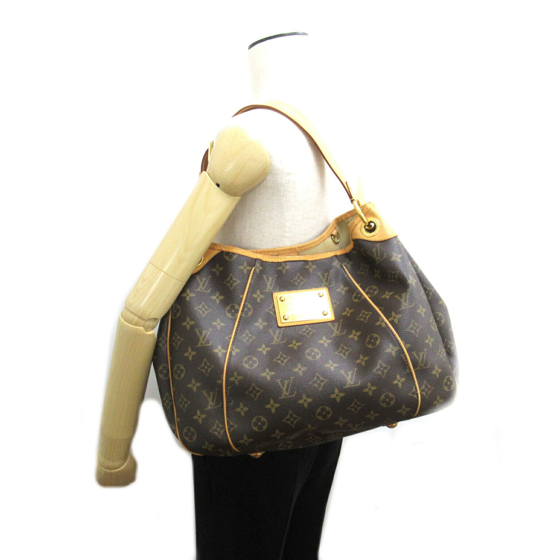 Louis Vuitton Galliera PM Shoulder Bag Brown