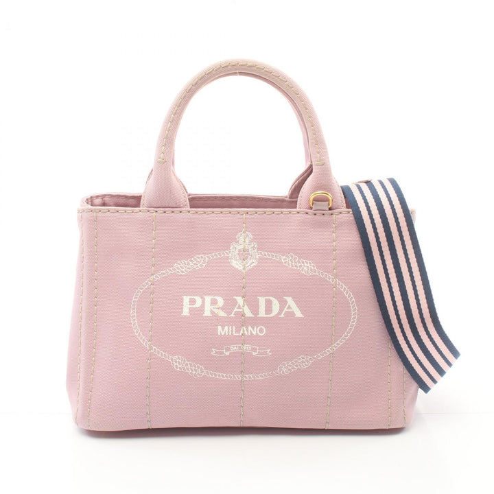 Prada Canapa Canvas Tote Bag