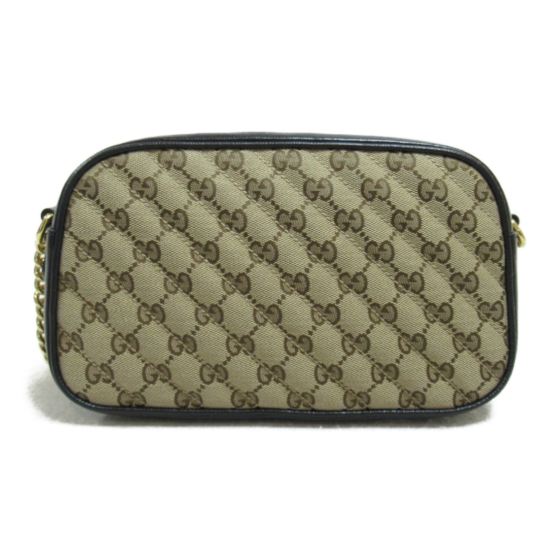 Gucci GG Marmont Canvas Leather Shoulder Bag