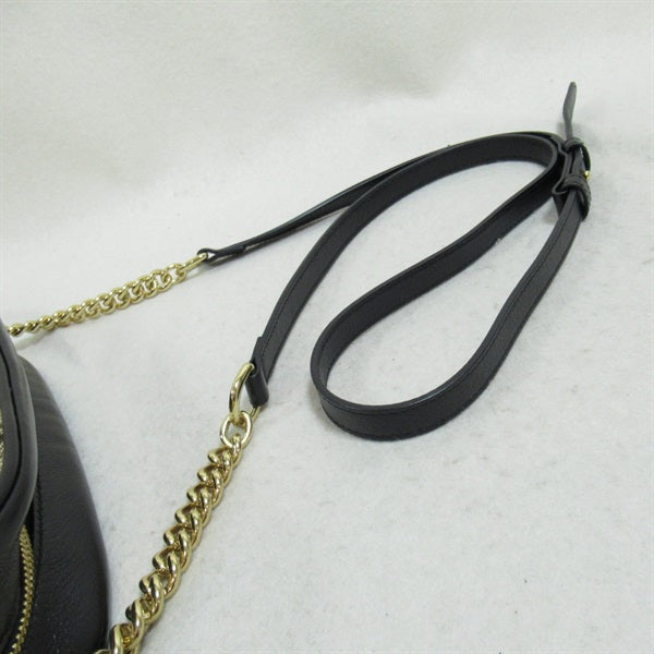 Gucci Gucci Gg Marmont Chain Shoulder Bag Black Leather Shoulder Bag 447632 in Great Condition