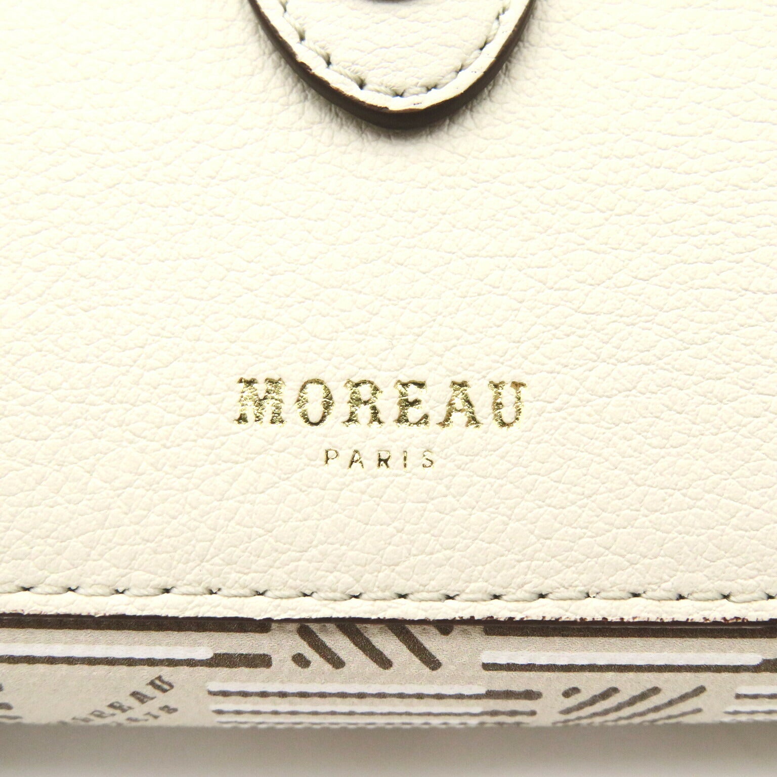 MOREAU PARIS PVC Canvas Leather Wallet