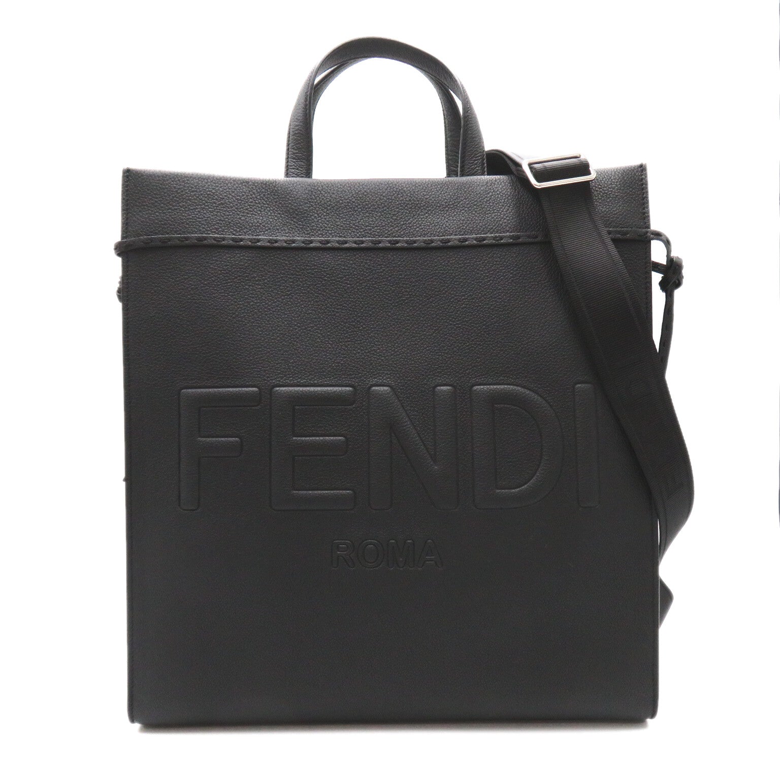 Fendi Leather 2Way Tote Bag 7VA583