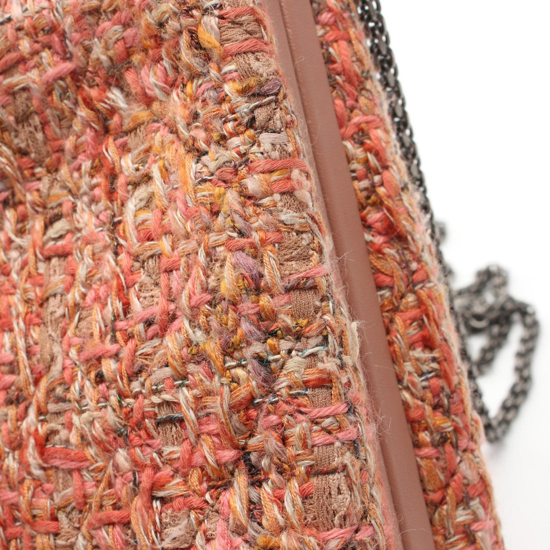 Chanel Matelasse Fabric Shoulder Bag Pink