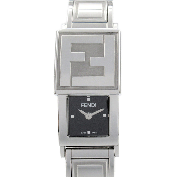 Fendi Secret 2 Time Zone Watch Stainless Steel Diamond 5500L