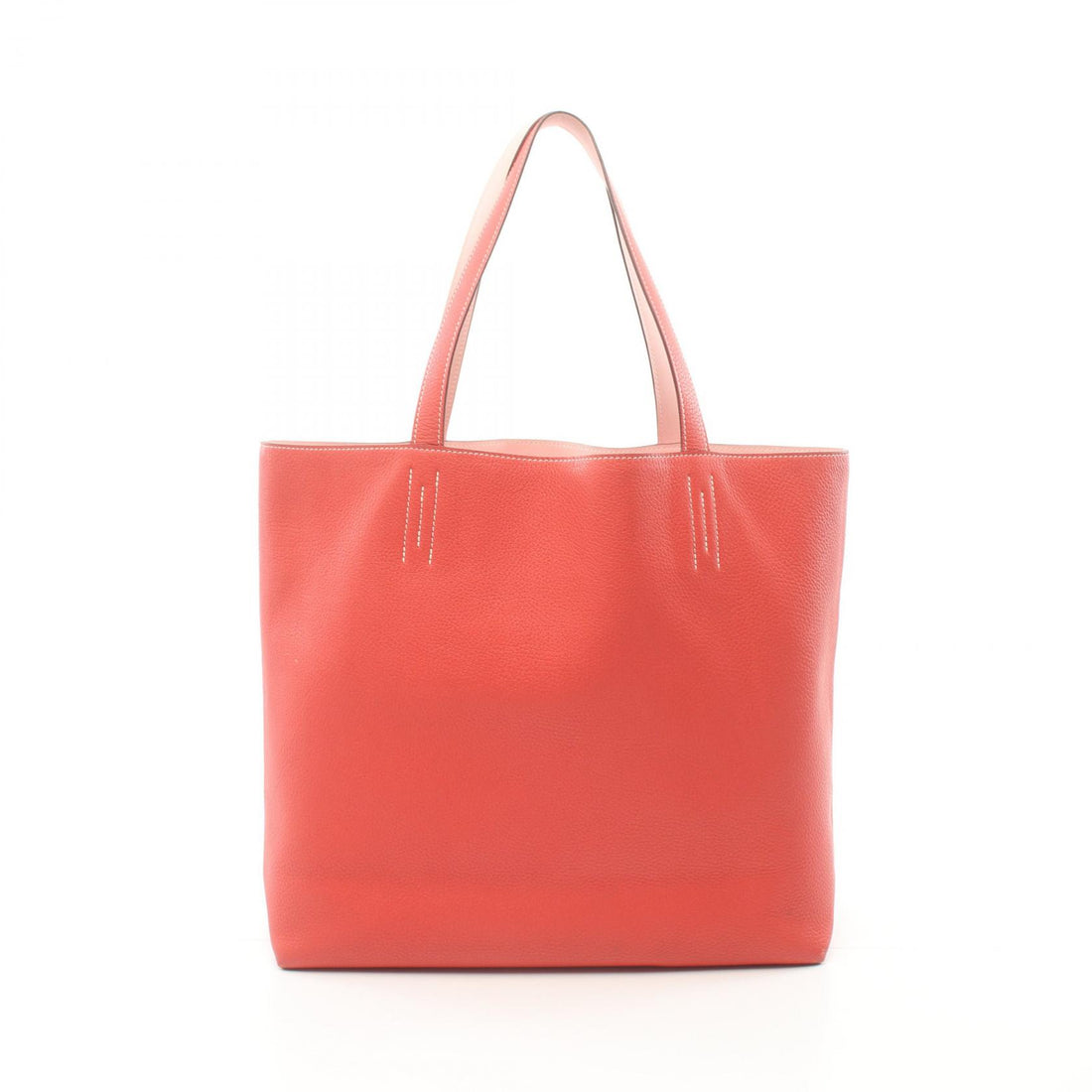 Hermes Double Sens 36 Tote Bag Red/Pink