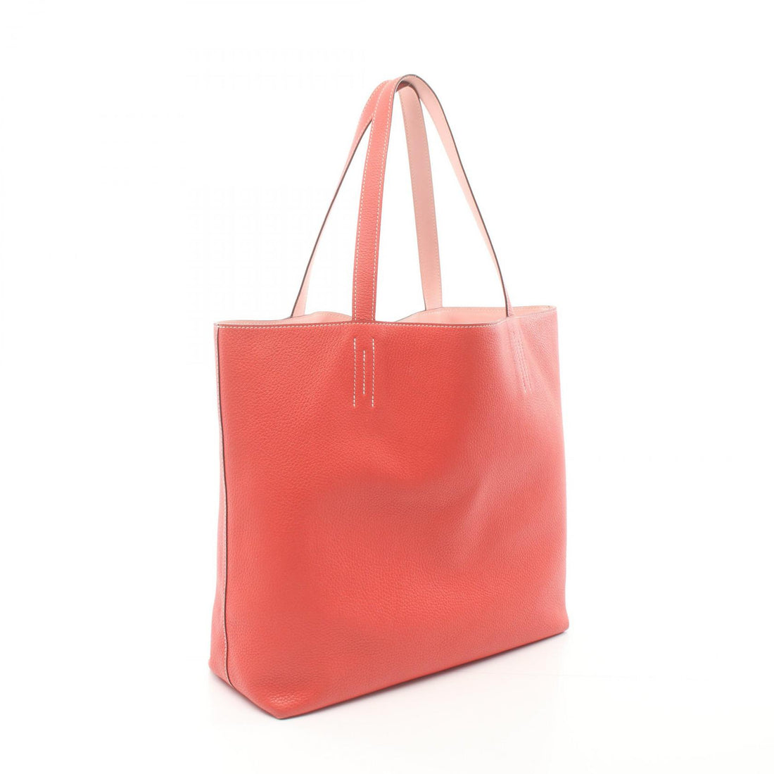 Hermes Double Sens 36 Tote Bag Red/Pink