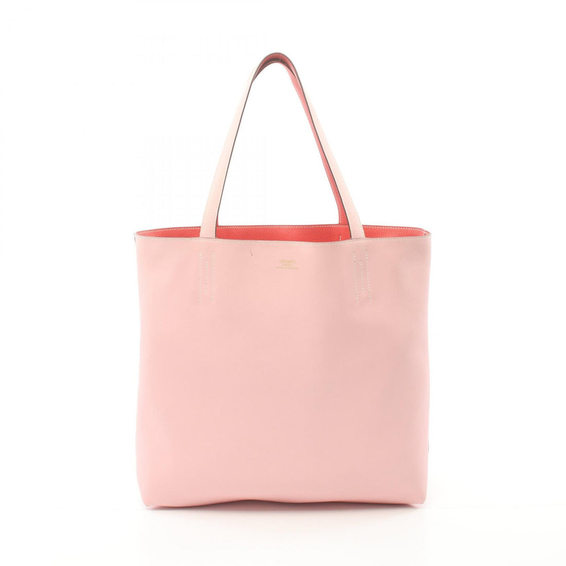 Hermes Double Sens 36 Tote Bag Red/Pink