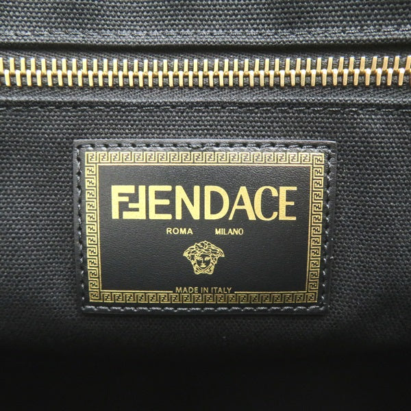 Fendi X Versace Fendace Tote Bag  Canvas Tote Bag in Great Condition