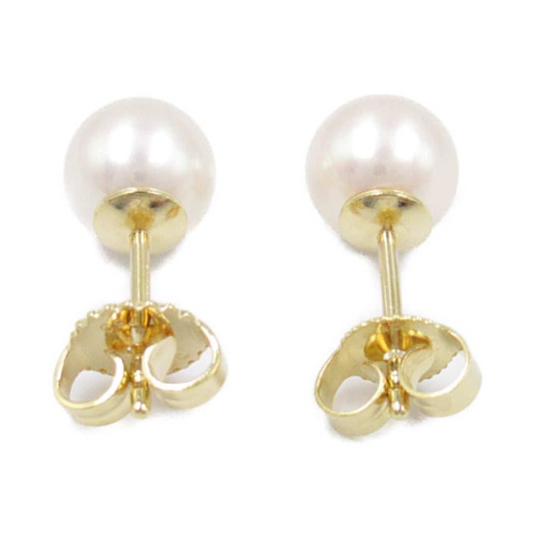 Tiffany & Co Pearl Earrings K18 Yellow Gold