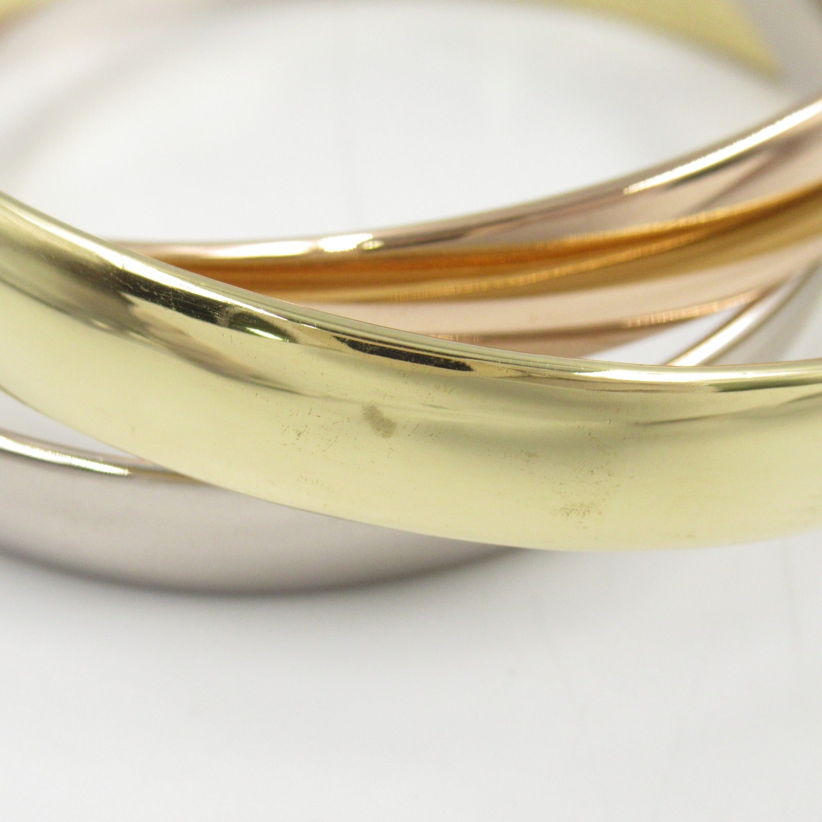 Cartier Trinity Bangle K18 Gold