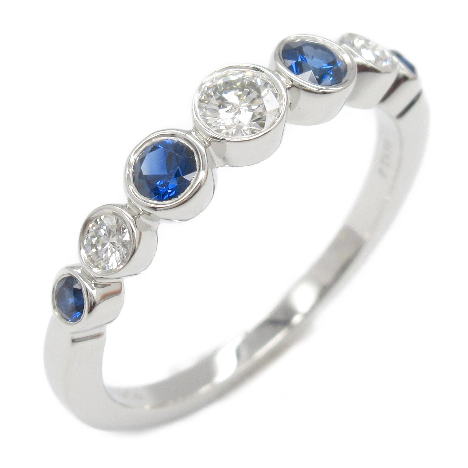 Tiffany & Co Jazz Sapphire Diamond Ring Platinum