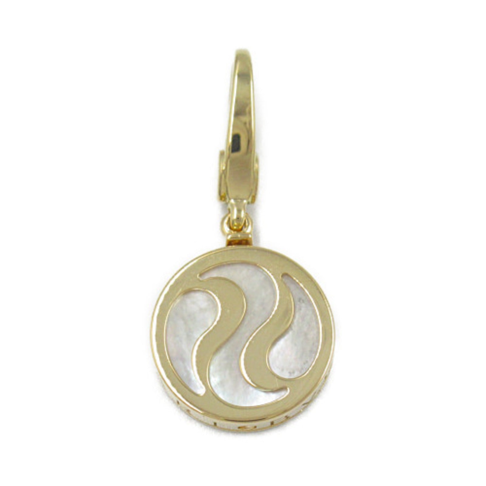 Bvlgari 18K Optical Illusion Pendant Metal Pendant in Great Condition