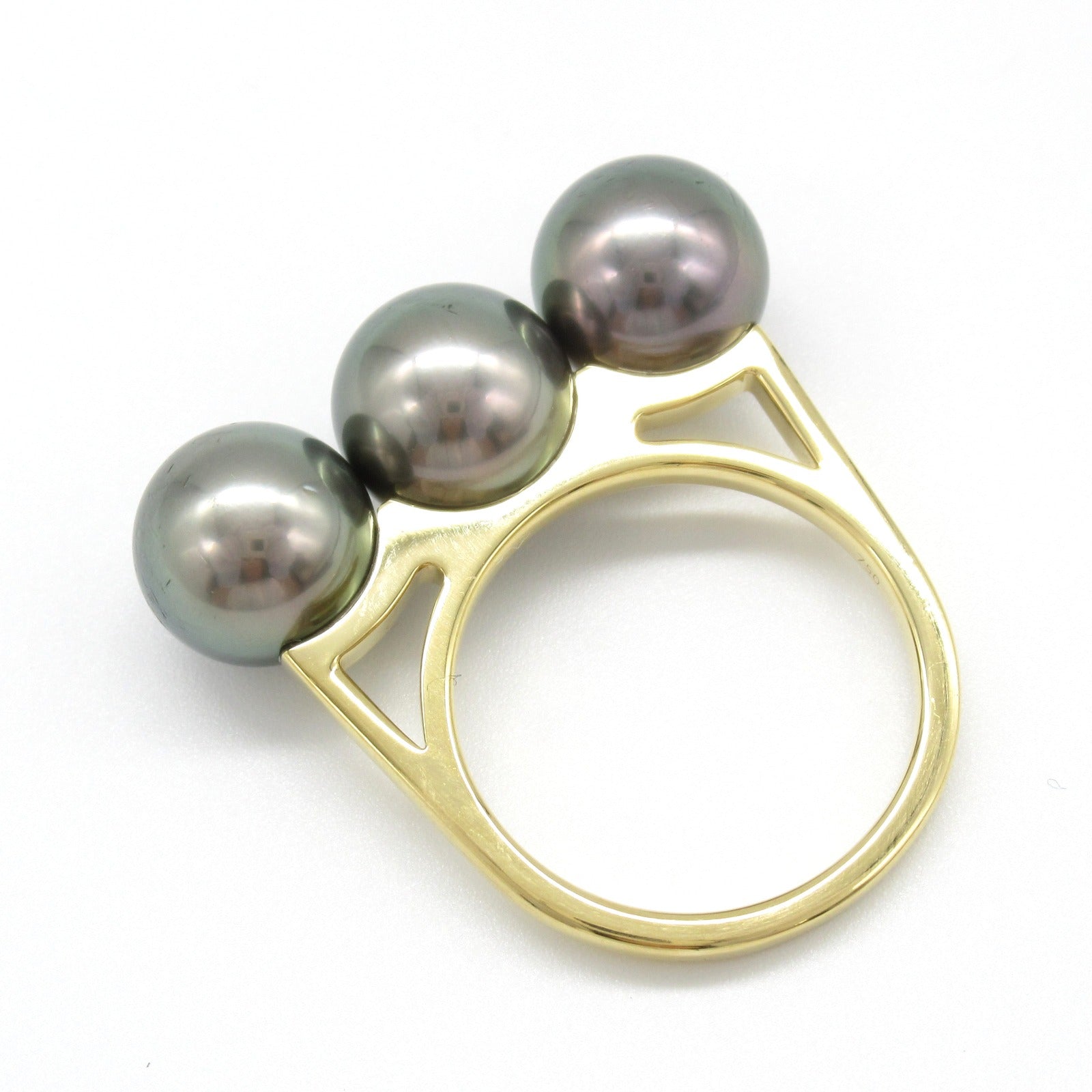 Tasaki K18 Yellow Gold Pearl Ring