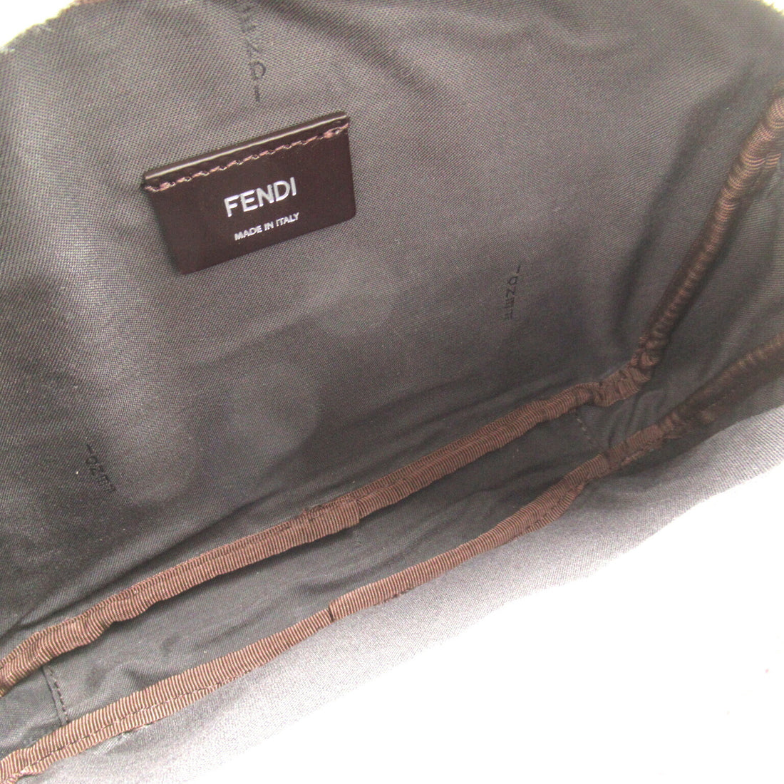 Fendi PVC Coated Canvas Leather Shoulder Bag