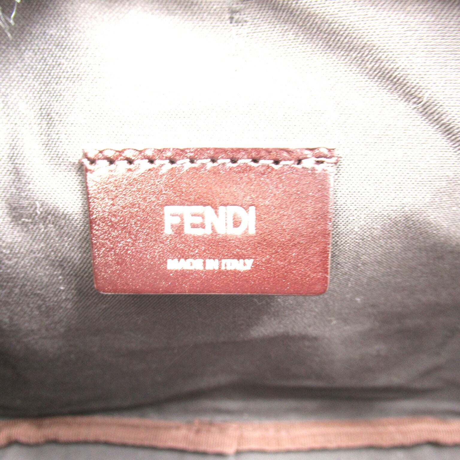 Fendi PVC Coated Canvas Leather Shoulder Bag