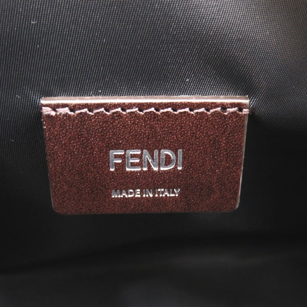 Fendi Zucca Canvas Accessory Pouch Canvas Vanity Bag 7N0131 in Excellent Condition