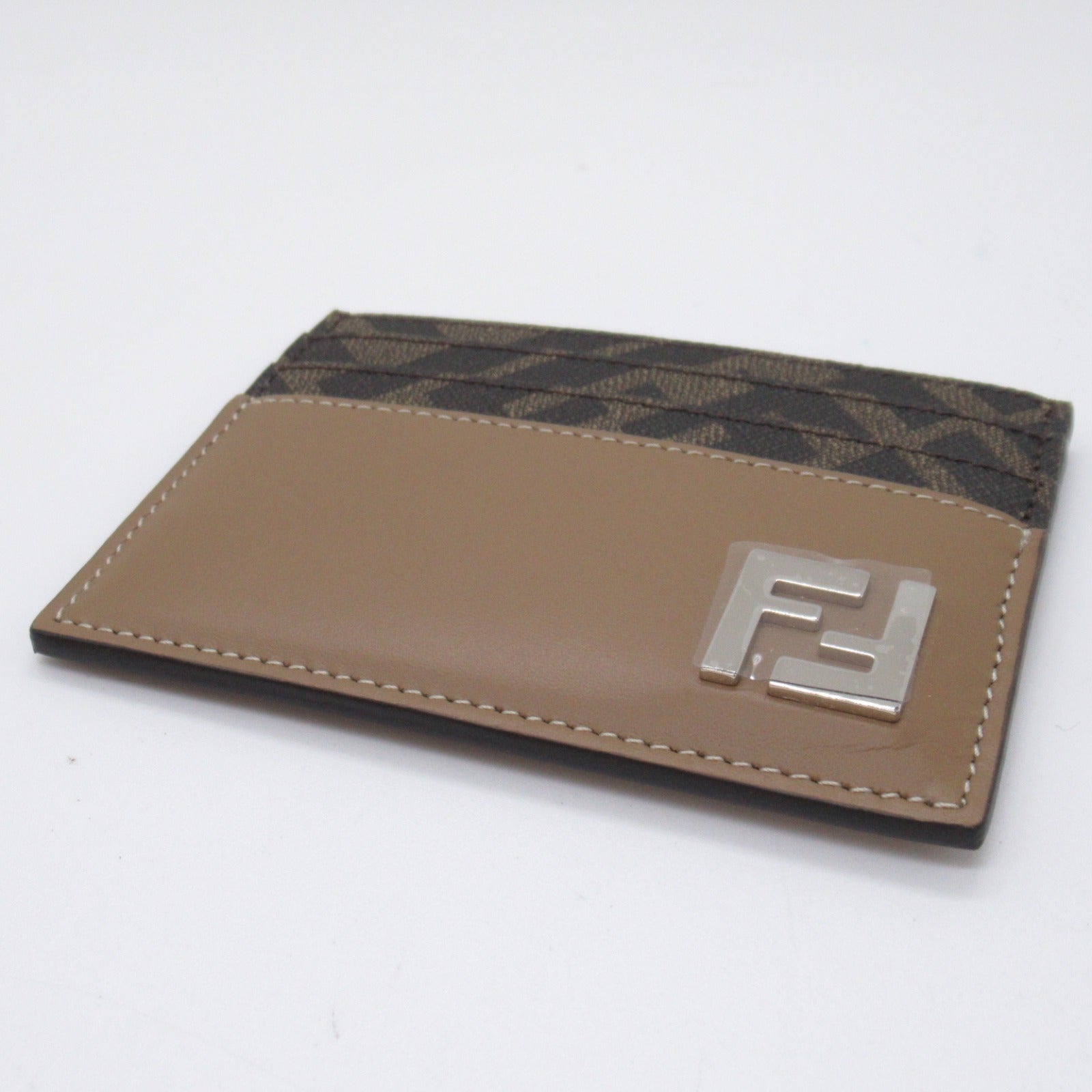 Fendi Leather Canvas Card Case 7M0164AFF2F1M6E