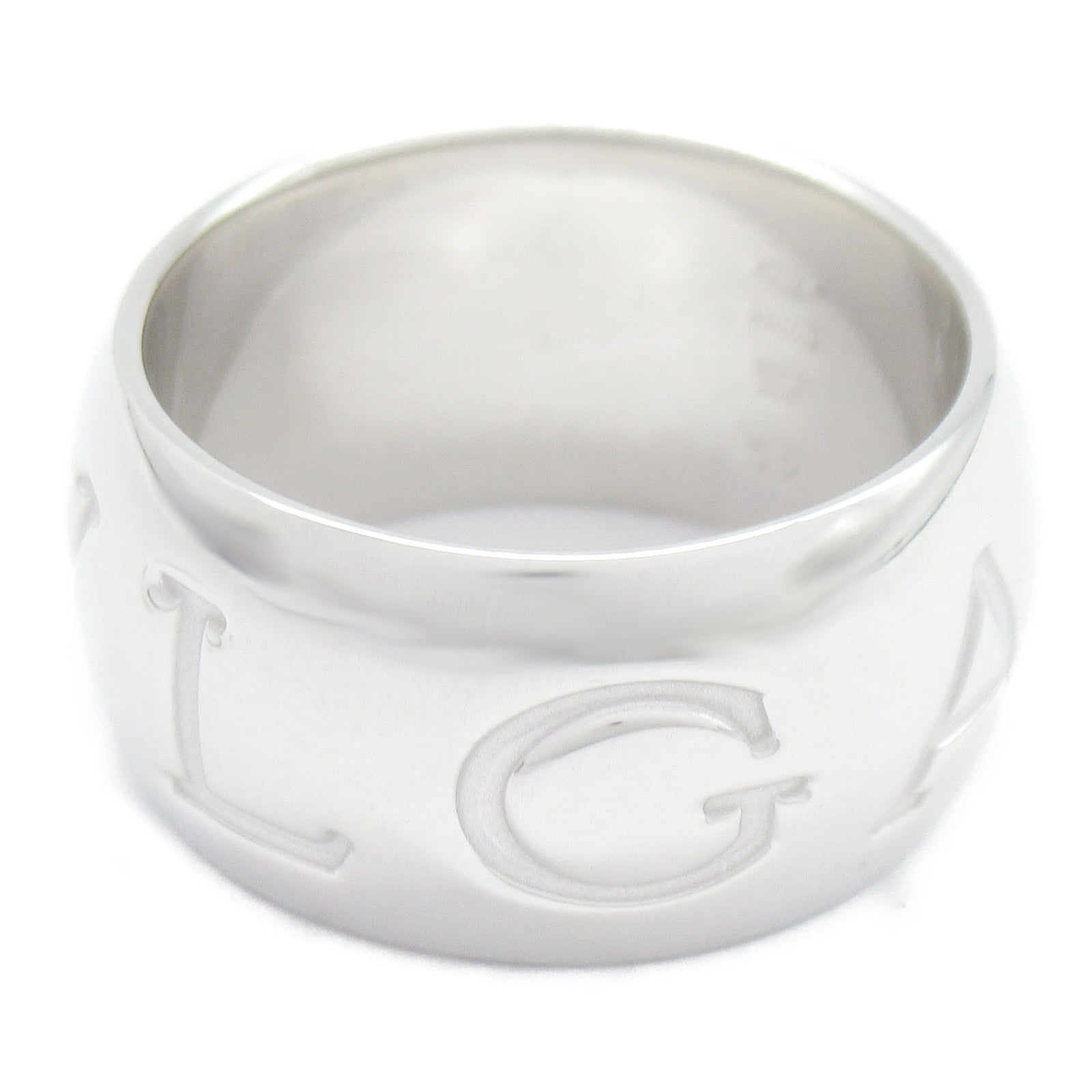 Bvlgari Monologo Ring K18WG White Gold