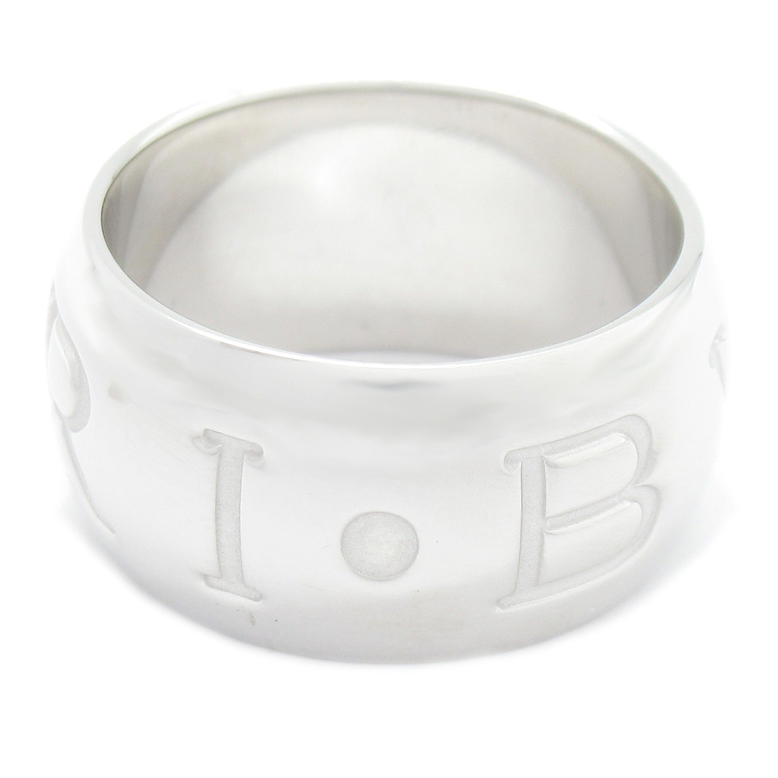 Bvlgari Monologo Ring K18WG White Gold