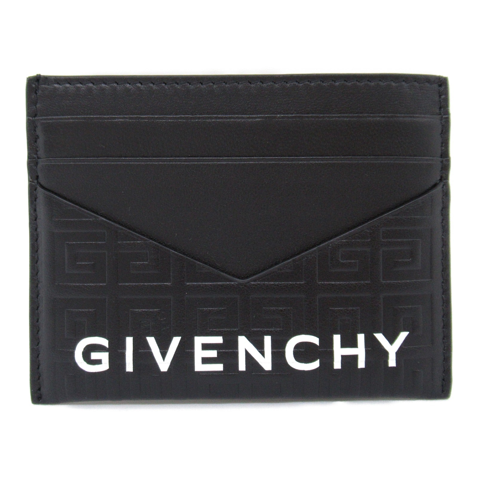 Givenchy Leather Card Case Black/White