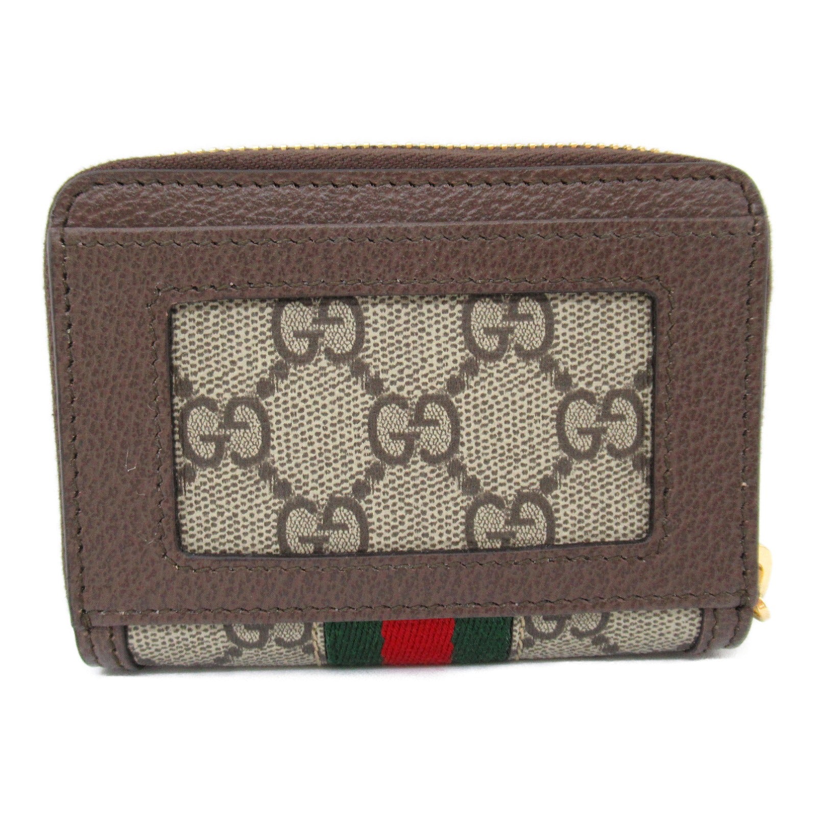 Gucci Canvas Leather Coin Case with Card Holder