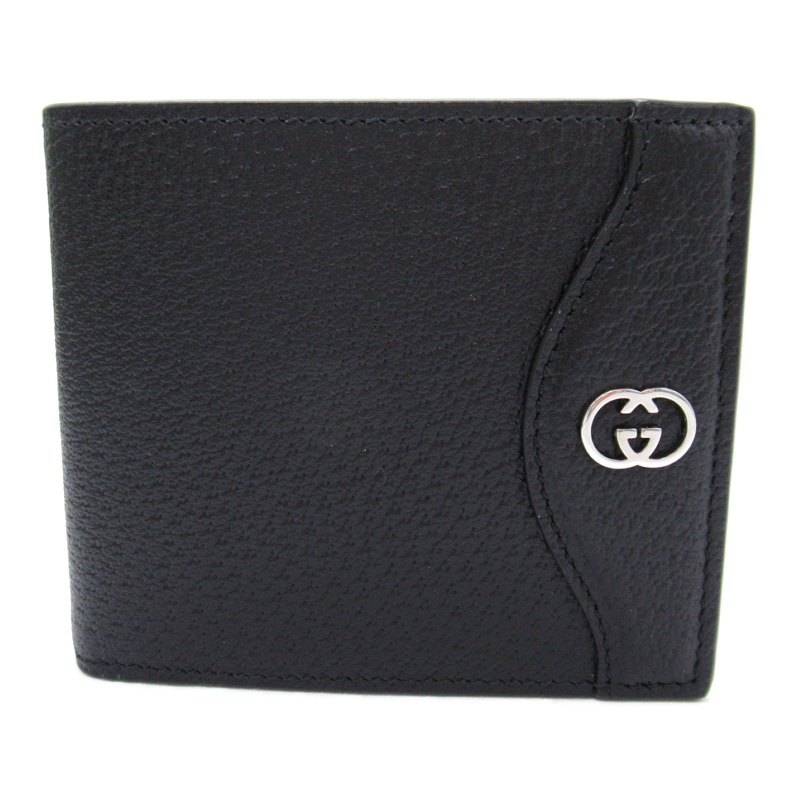 Gucci Leather Bifold Wallet Black 734998DJ20N1000