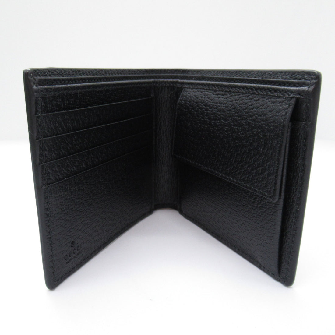 Gucci Leather Bifold Wallet Black 734998DJ20N1000