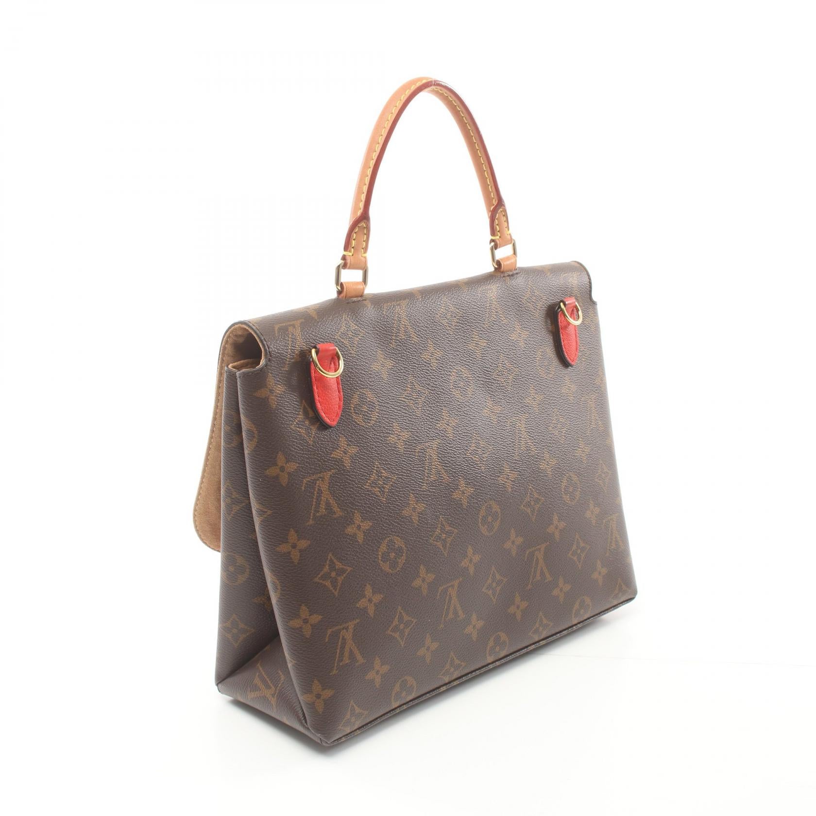 Louis Vuitton Marignan Monogram Coquelicot Handbag M44286