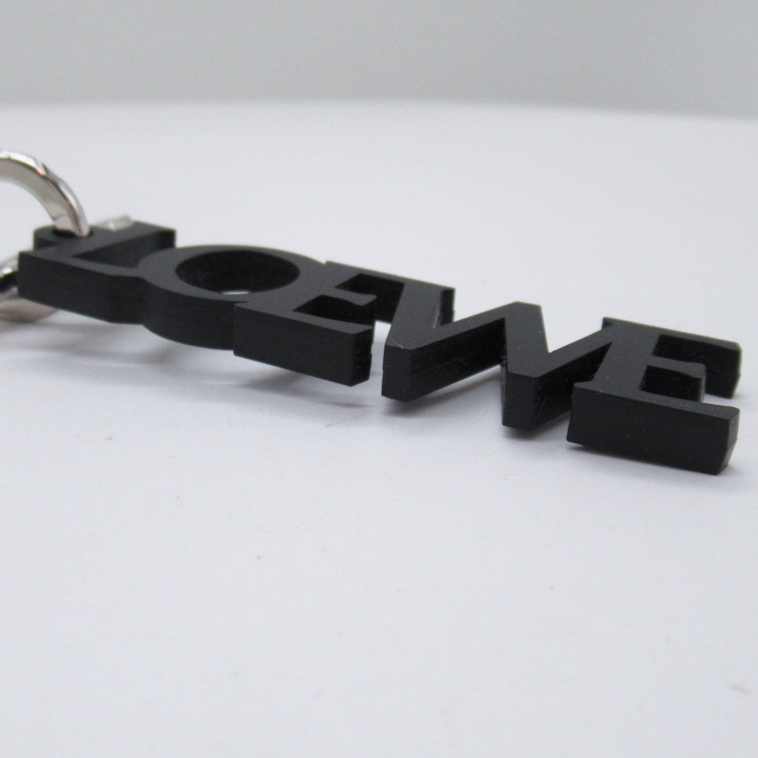 Loewe Signature Charm Black Leather