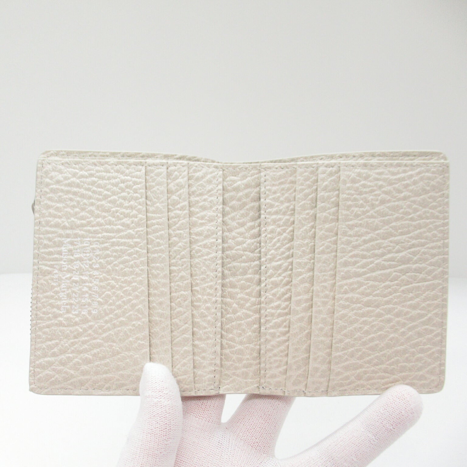 Maison Margiela Leather Wallet White