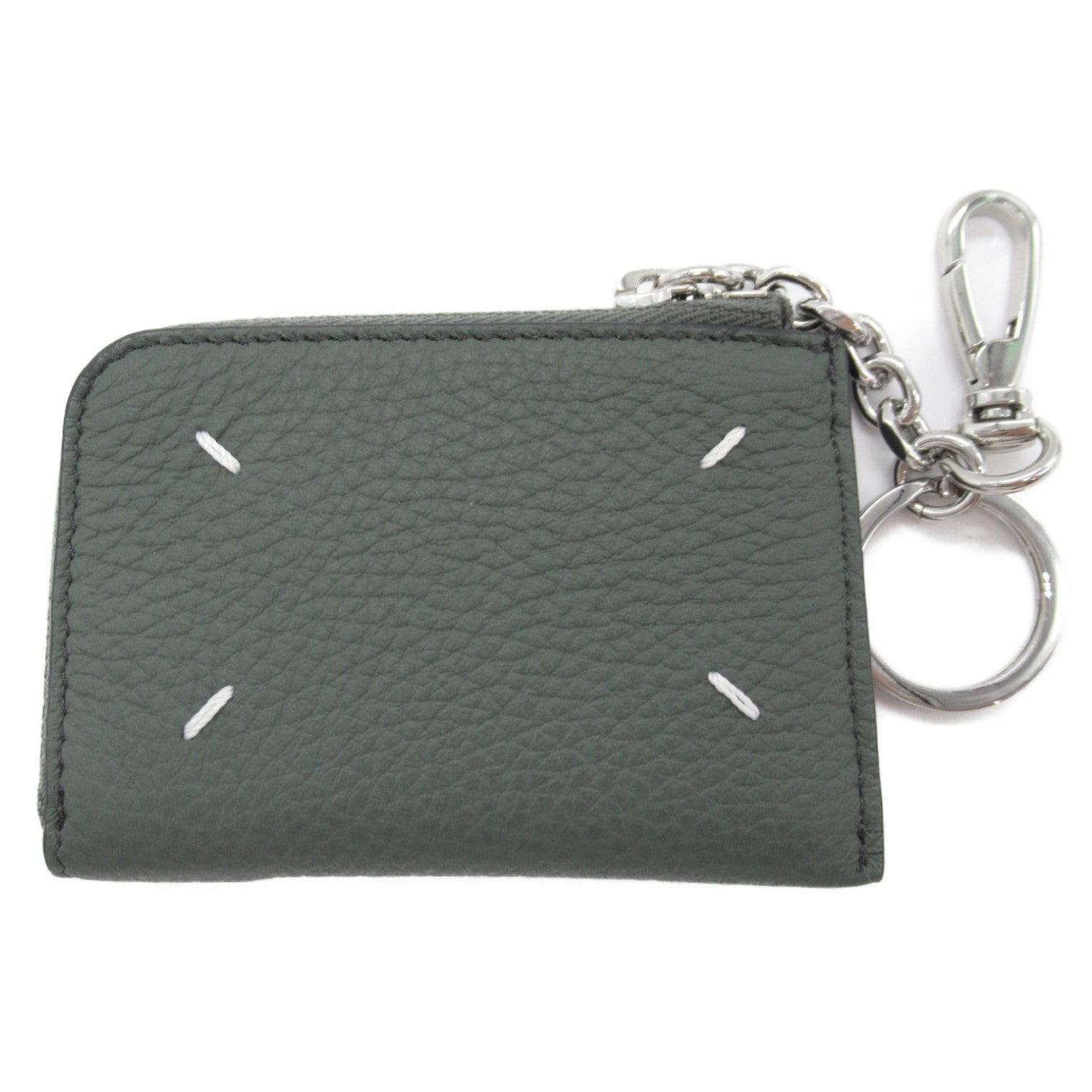 Maison Margiela Leather Coin Case with Keyring