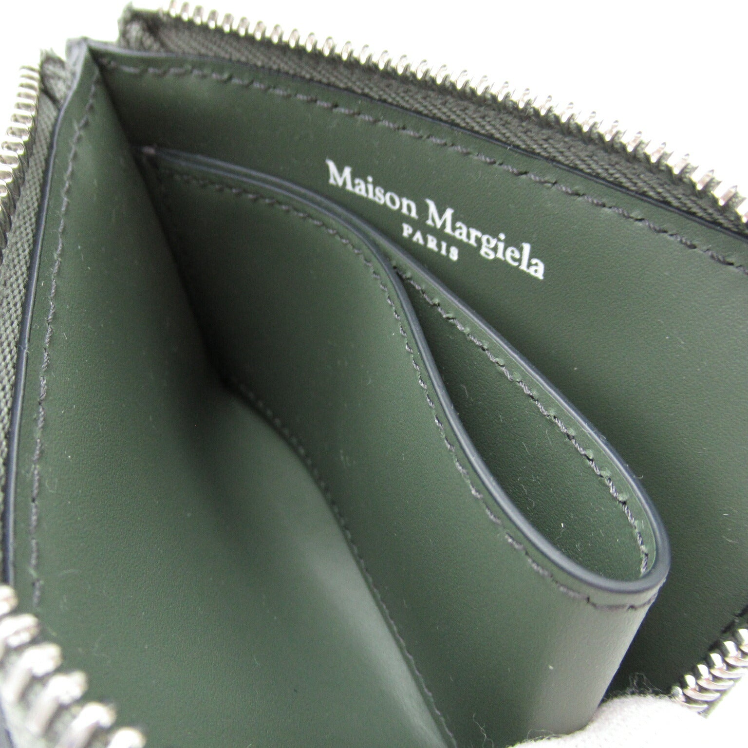 Maison Margiela Leather Coin Case with Keyring