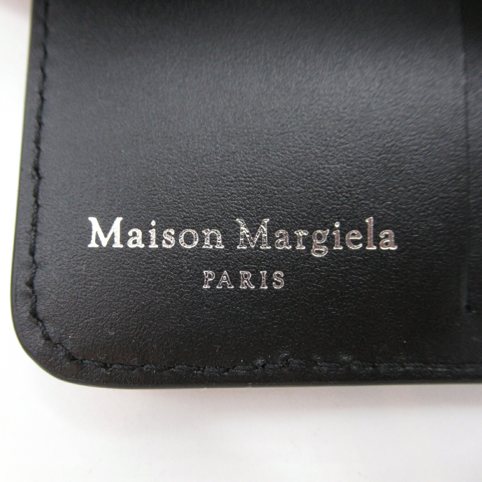 Maison Margiela Leather Key Case with Keyring