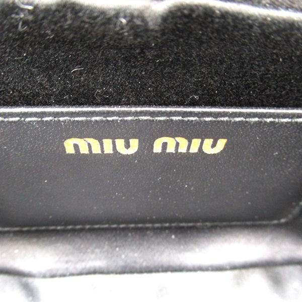 Miu Miu Matelasse Leather Mini Handbag Leather Handbag 5BP077N88F0002 in Great Condition