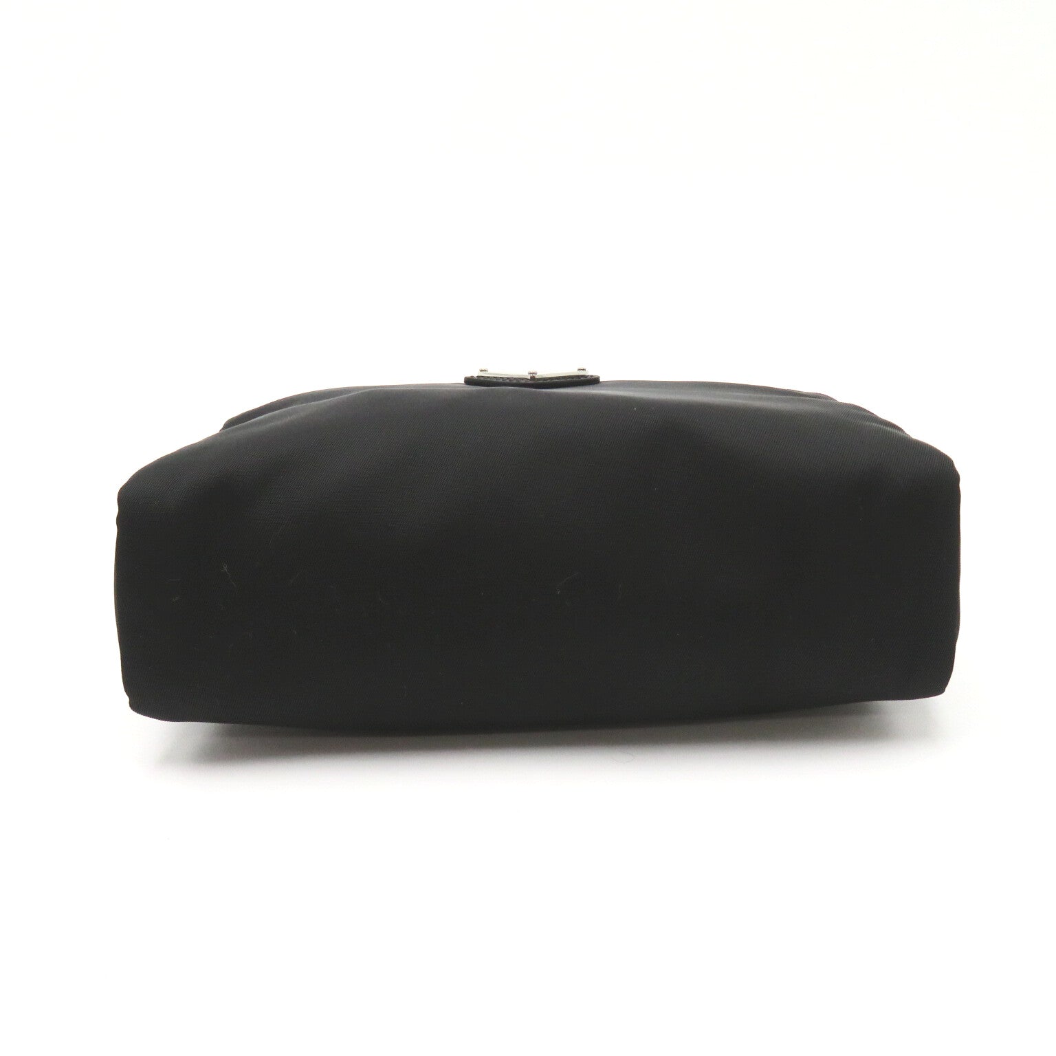 Prada Nylon Strap Pouch Accessory Bag Black