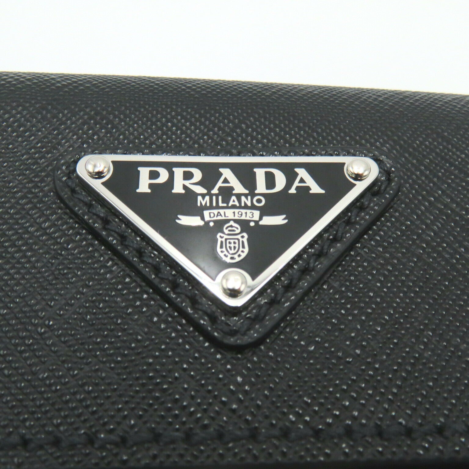 Prada Saffiano Leather Nylon Shoulder Bag