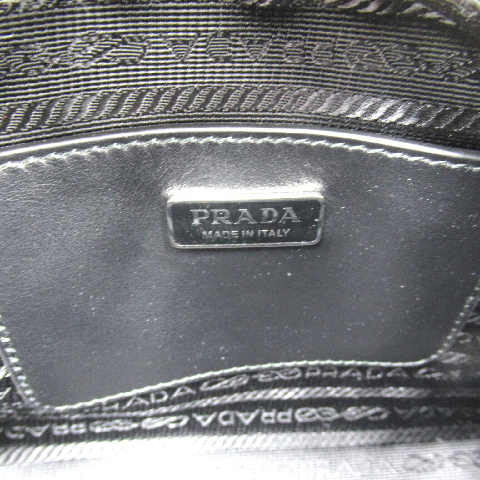 Prada Saffiano Leather Shoulder Bag Black