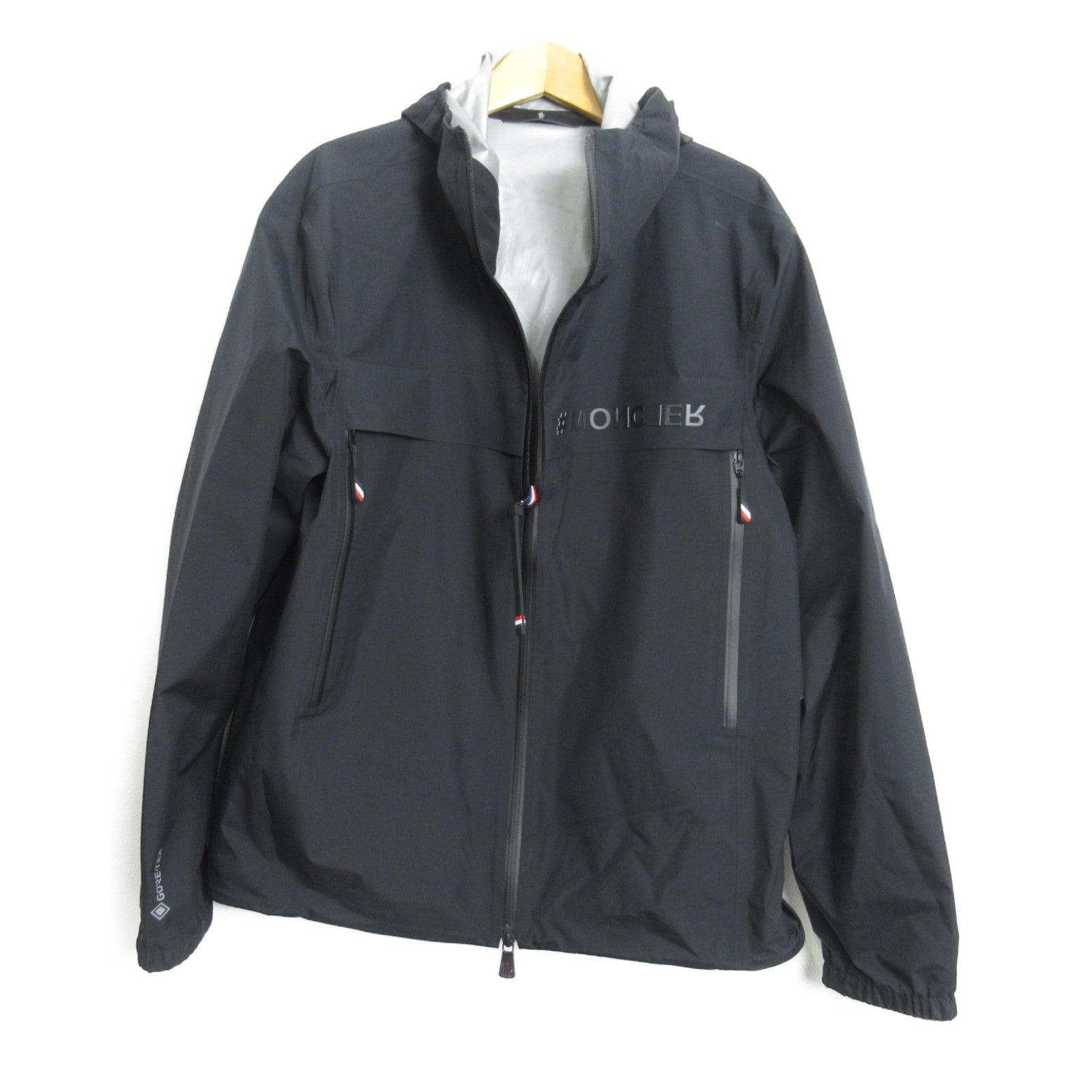 Moncler Brunoble Hooded Jacket Polyester Black