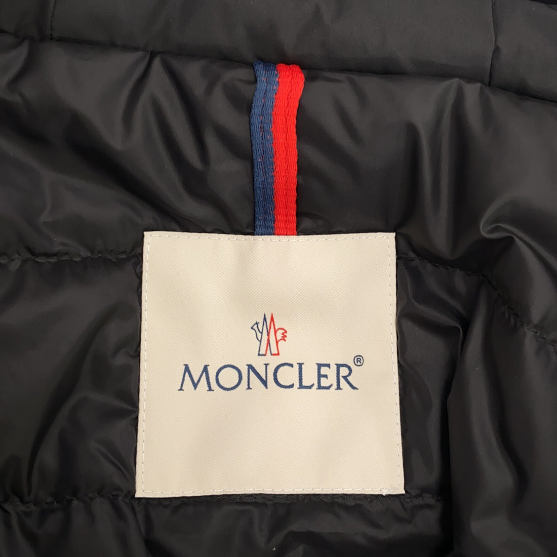 Moncler Hooded Down Jacket Polyester Black Men