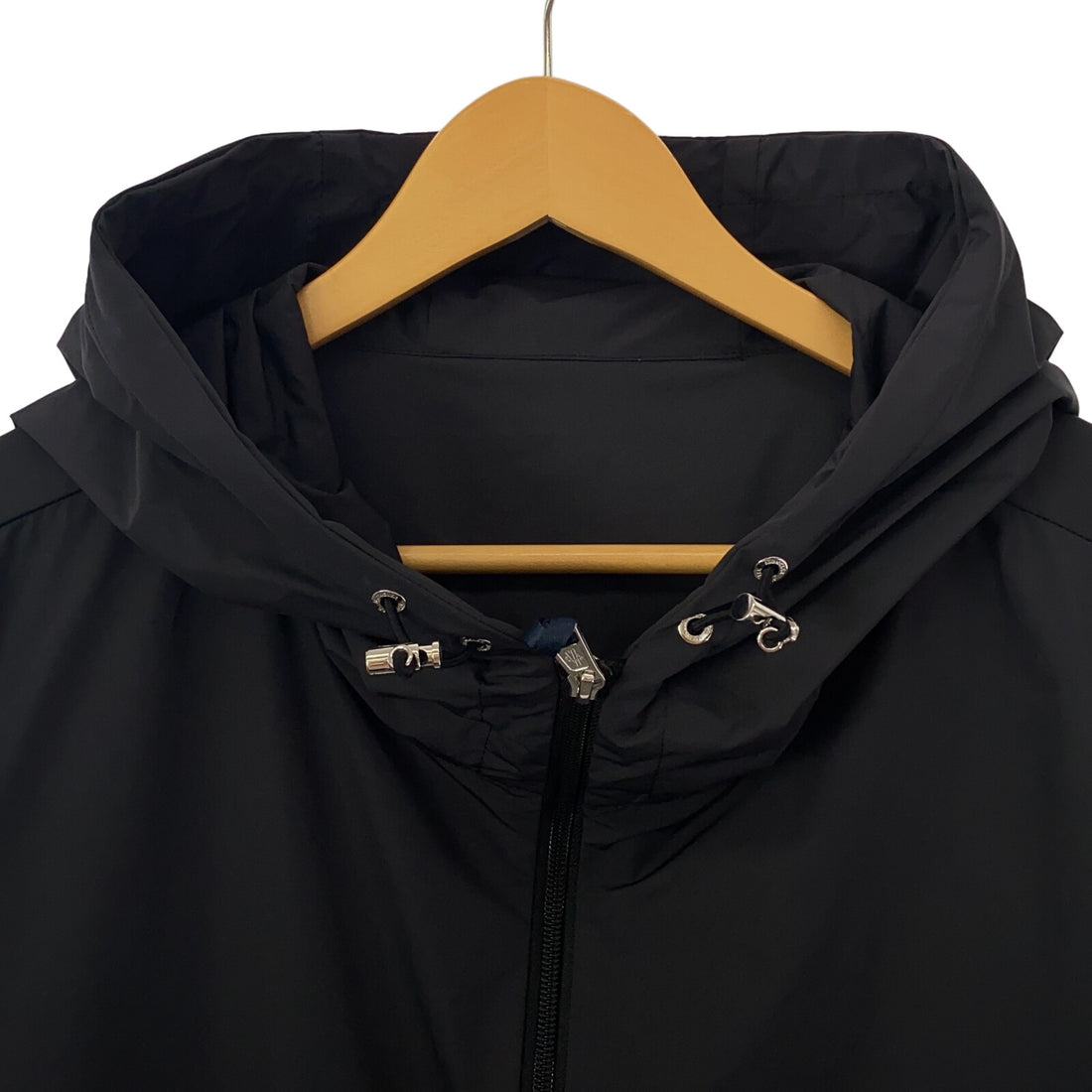 Moncler Hooded Jacket Polyester Black