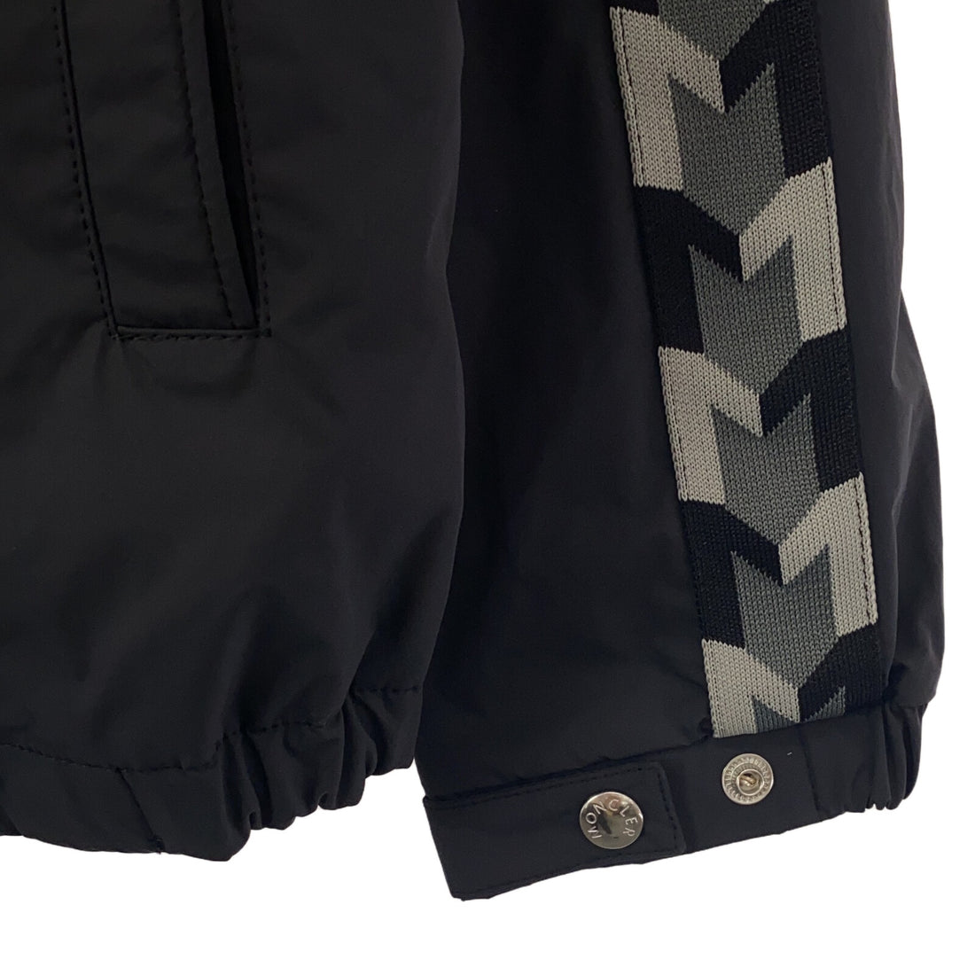 Moncler Hooded Jacket Polyester Black